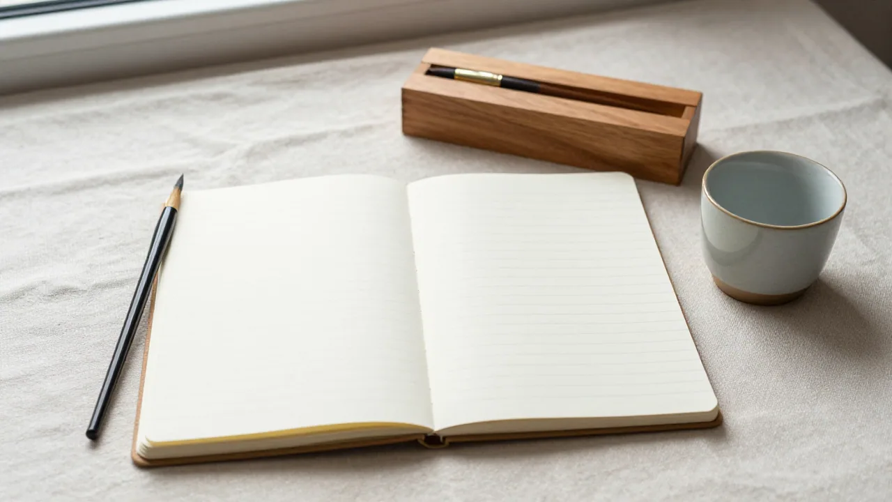 family notebook, ink brush, wooden box for ng surname origin